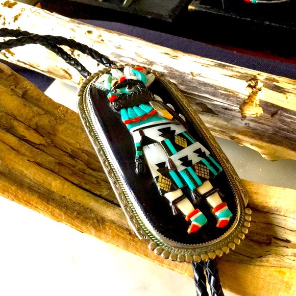 Vintage Beverly & Augustine Pinto Mudhead Bolo - Picture 7 of 16